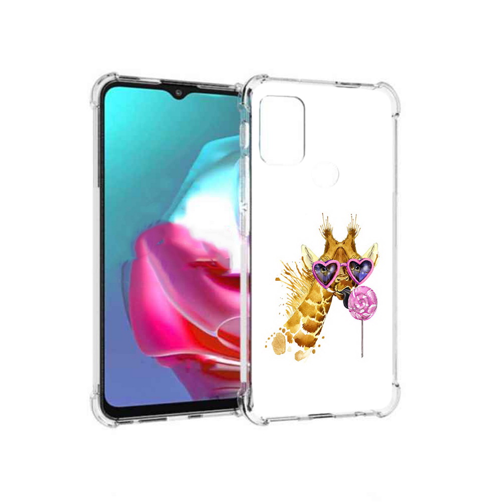

Чехол MyPads Tocco для Motorola Moto G акварельный жираф (PT227061.346.217), Прозрачный, Tocco