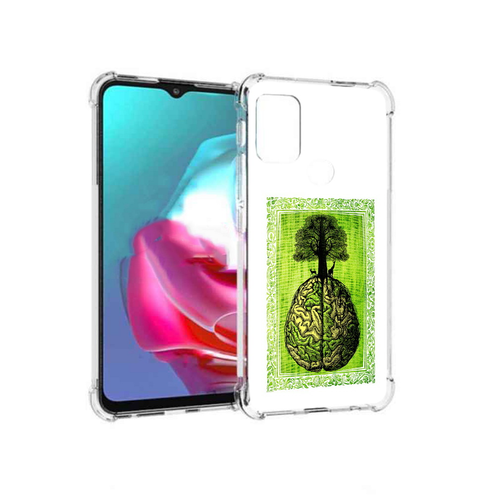 

Чехол MyPads Tocco для Motorola Moto G абстракция здоровый мозг (PT227061.346.211), Прозрачный, Tocco