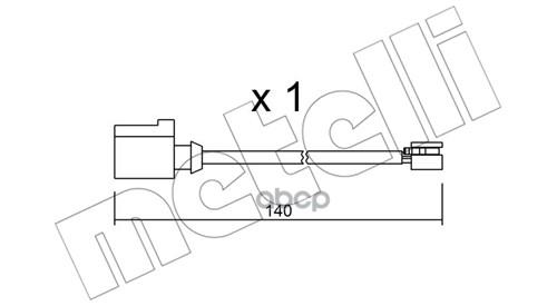 Датчик Износа Тормозных Колодок METELLI su274 970₽