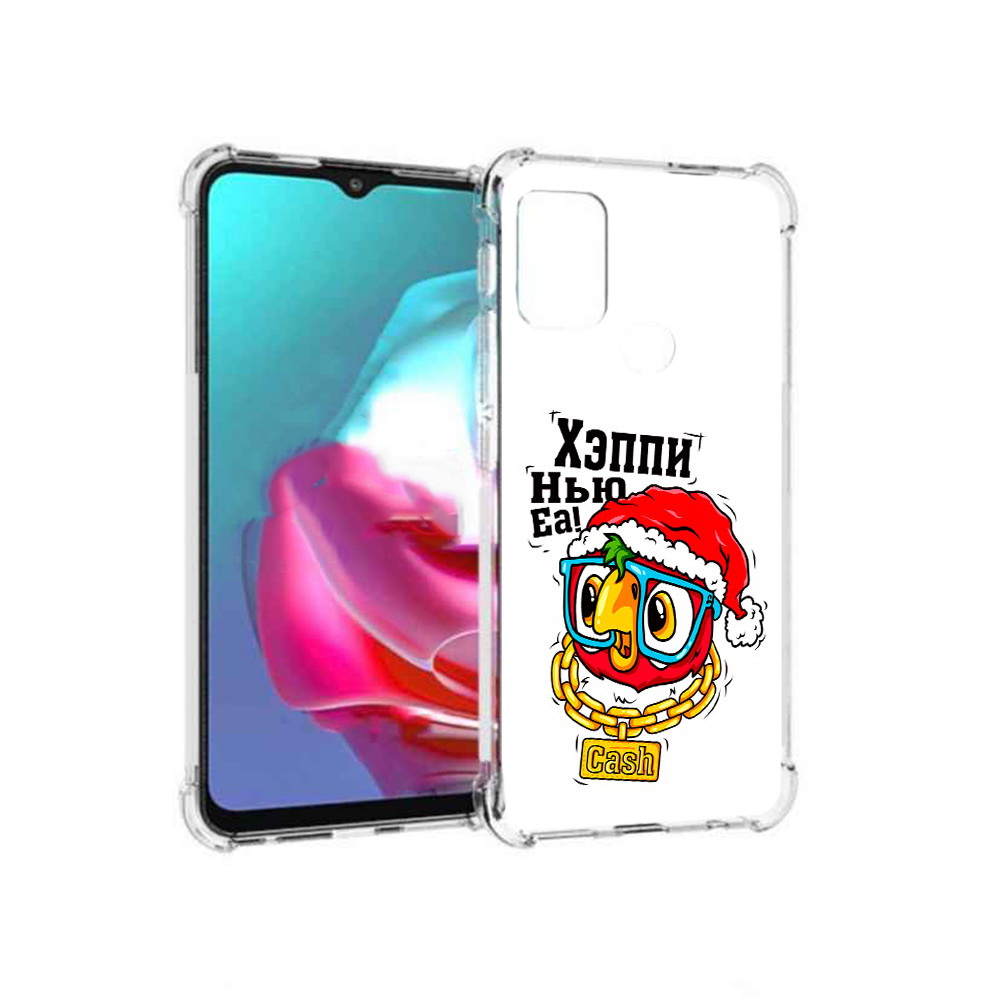

Чехол MyPads Tocco для Motorola Moto G Хэппи нью еа (PT227061.346.196), Прозрачный, Tocco
