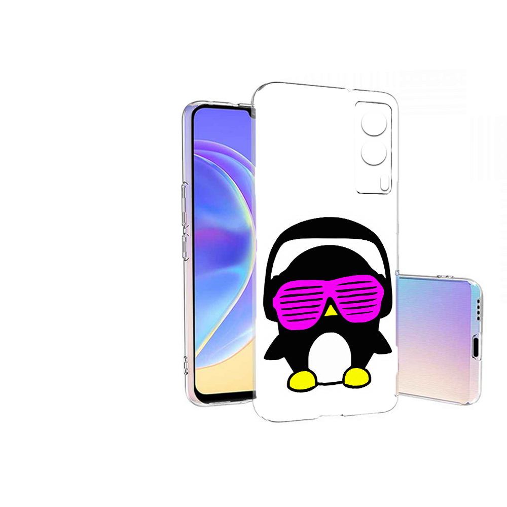 

Чехол MyPads Tocco для Vivo V21E пингвин (PT161736.380.541), Прозрачный, Tocco