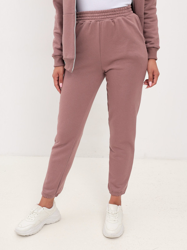 

Спортивные брюки женские MOM №1 MOM-5124 бежевые 2XL, Бежевый, MOM-5124