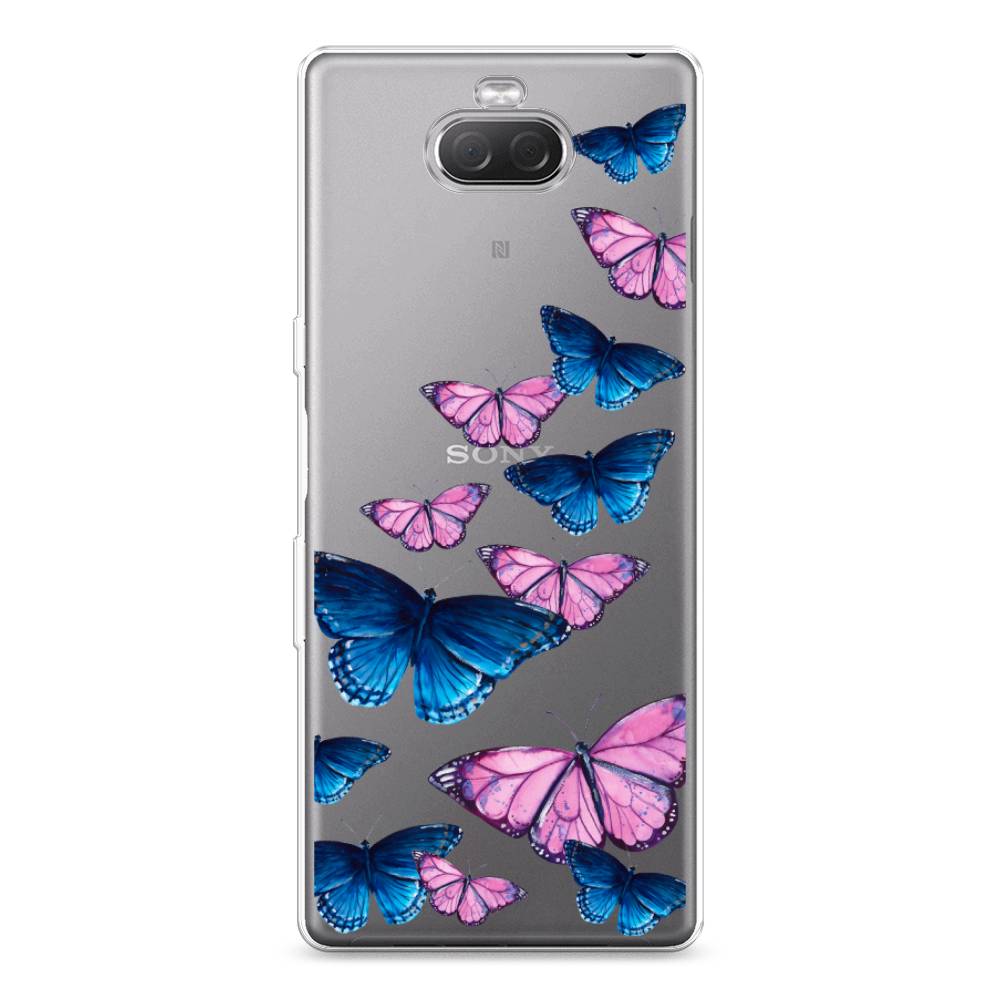 

Силиконовый чехол "Полет бабочек" на Sony Xperia 10 Plus, 54150-2