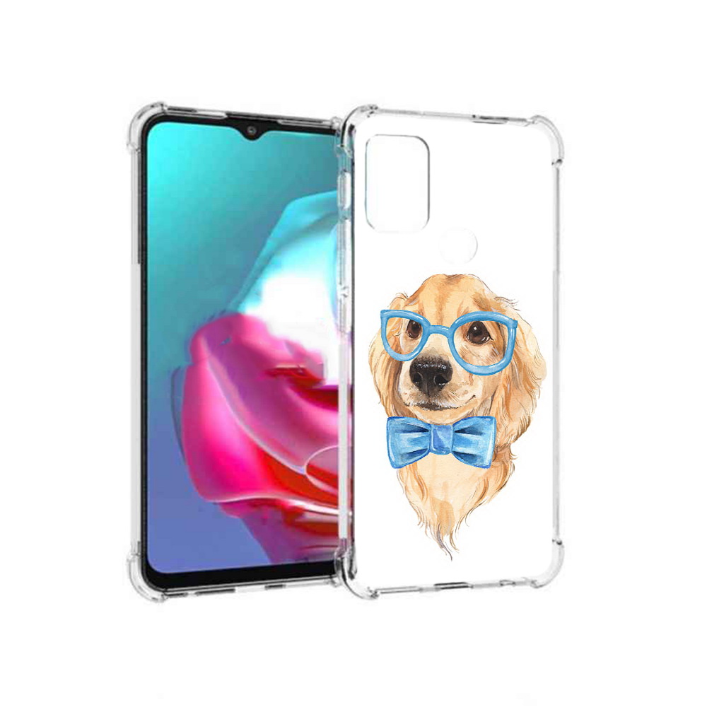 

Чехол MyPads Tocco для Motorola Moto G Собака интеллигент (PT227061.346.159), Прозрачный, Tocco
