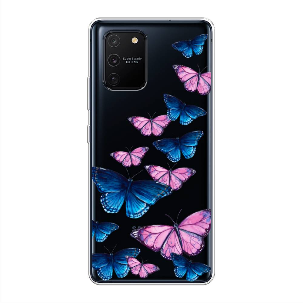 фото Силиконовый чехол "полет бабочек" на samsung galaxy s10 lite awog