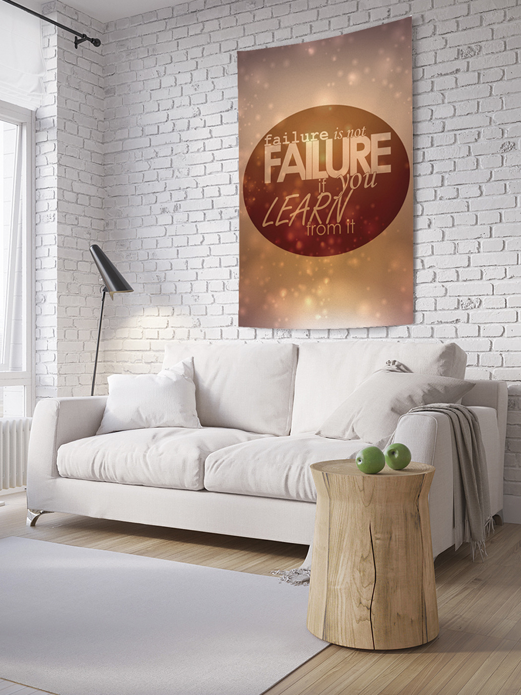 

Вертикальное фотопанно на стену JoyArty Учись на своих ошибках 150x200 см, Учись на своих ошибках