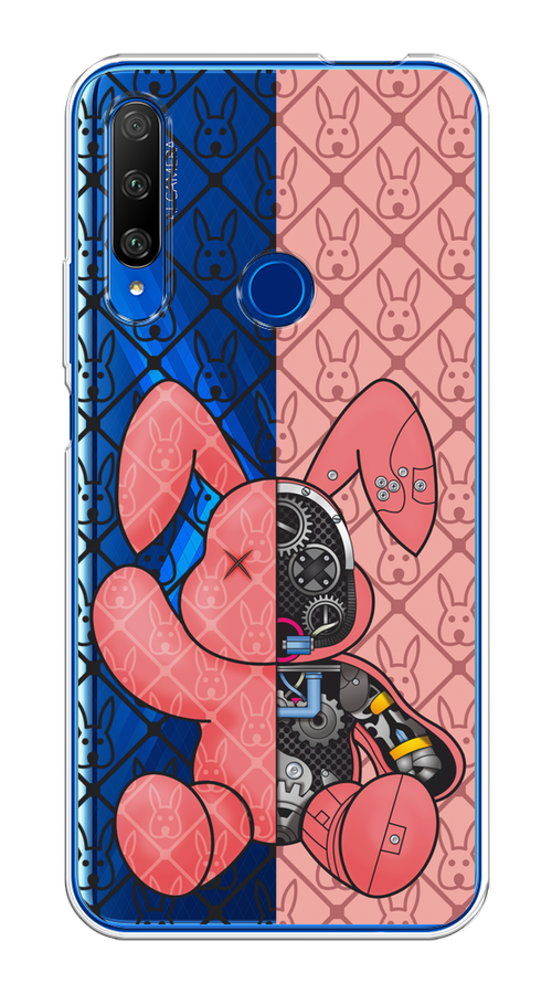 

Чехол на Honor 9X Premium "Киборг-заяц розовый", Розовый;прозрачный;черный, 610650-1