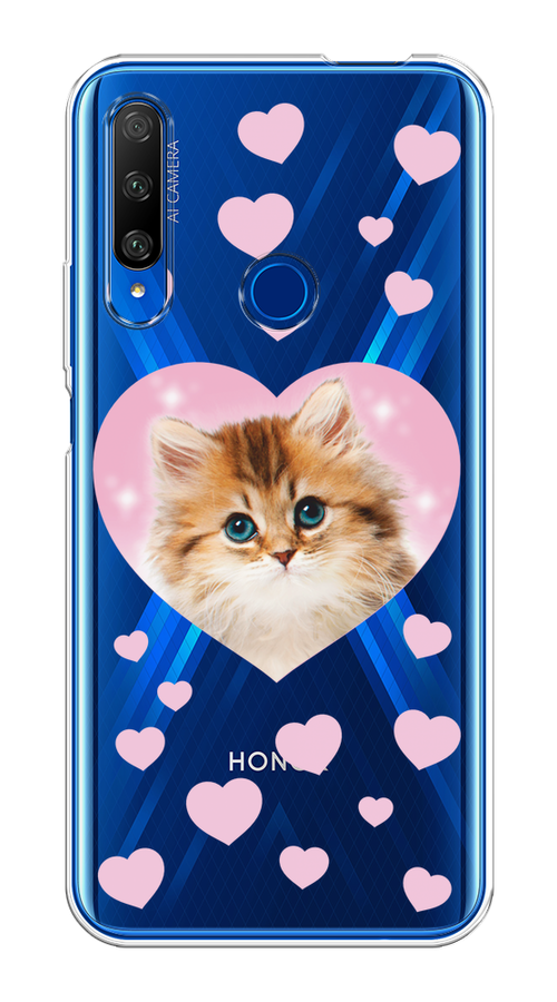 

Чехол на Huawei Honor 9X Premium "Котенок в сердце", Розовый;оранжевый;белый;прозрачный, 610650-1