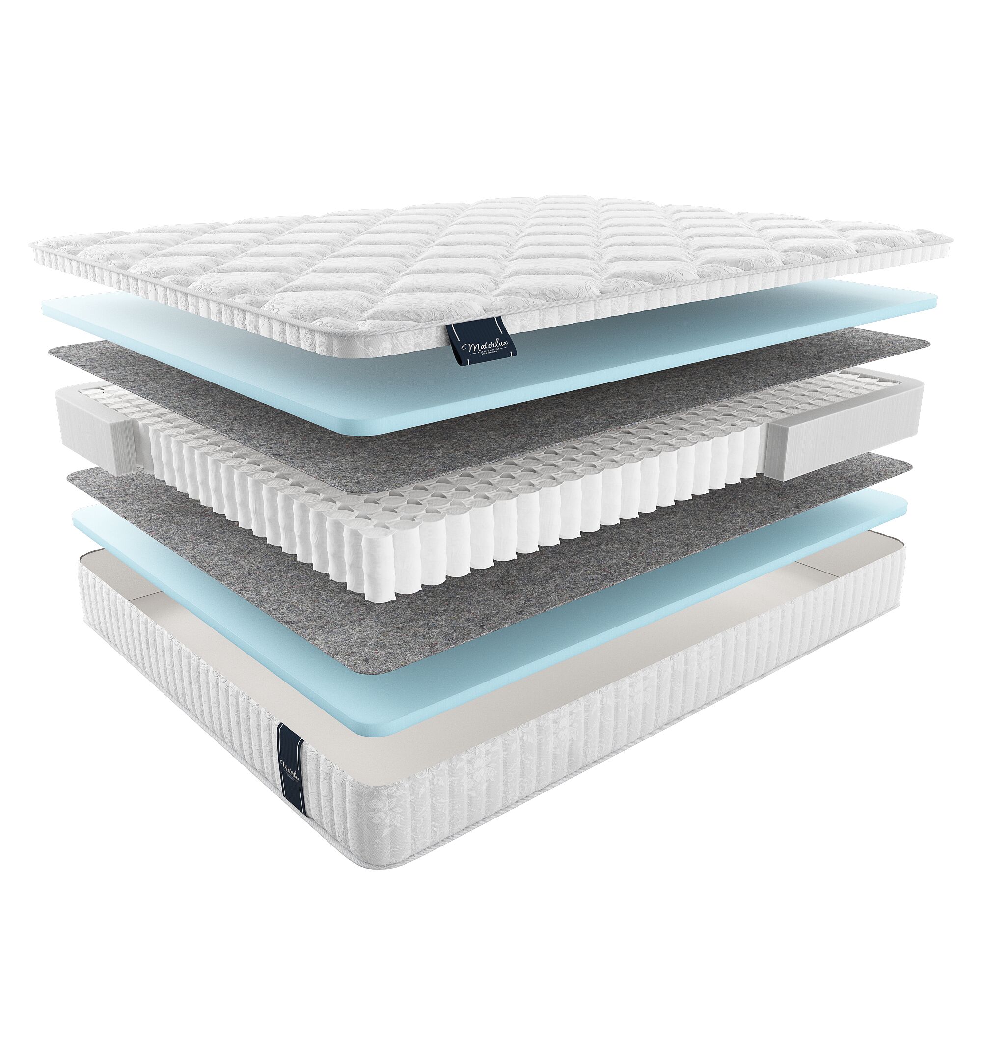 

Матрас Materlux Voyage Jasmine 75х205, Бежевый;белый;серый;серебристый, Jasmine