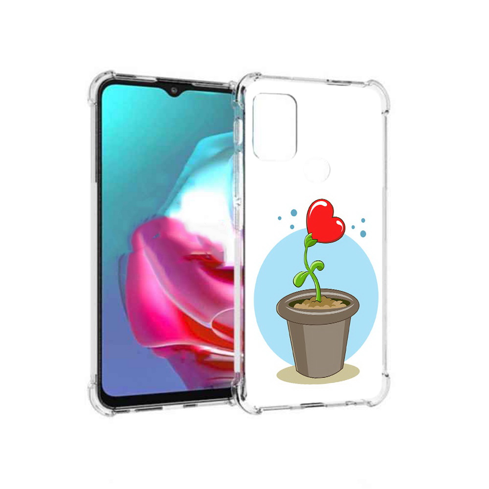 

Чехол MyPads Tocco для Motorola Moto G Растение любви 14 февраля (PT227061.346.145), Прозрачный, Tocco