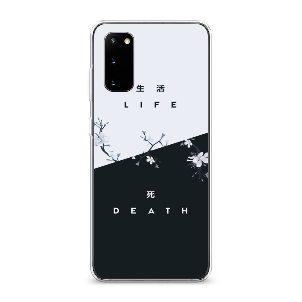 фото Силиконовый чехол "life and death" на samsung galaxy s20 awog