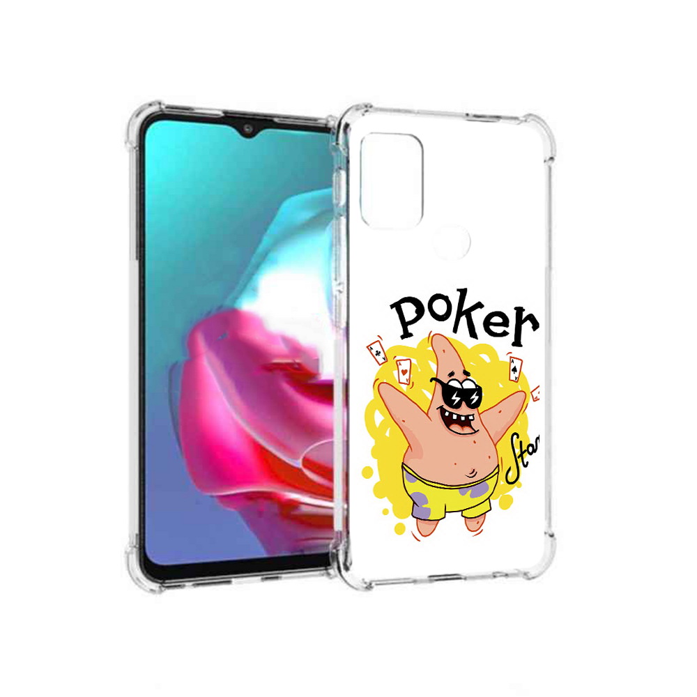 

Чехол MyPads Tocco для Motorola Moto G Патрик (PT227061.346.133), Прозрачный, Tocco