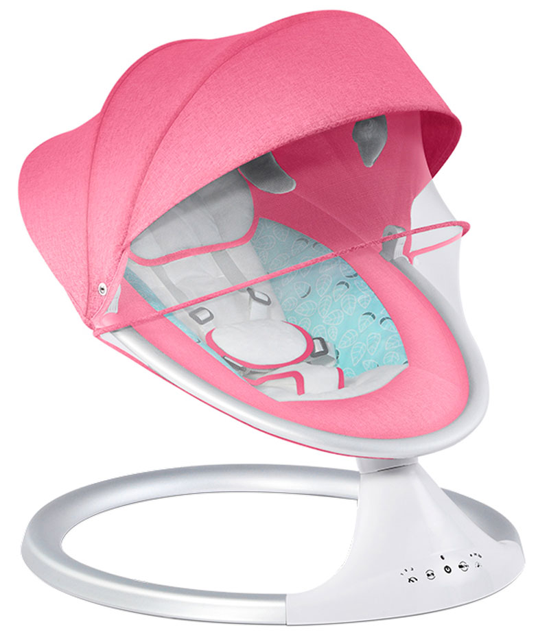 

Электронные качели, шезлонг для новорожденных Dearest Baby Swing Chair Ginger Silver