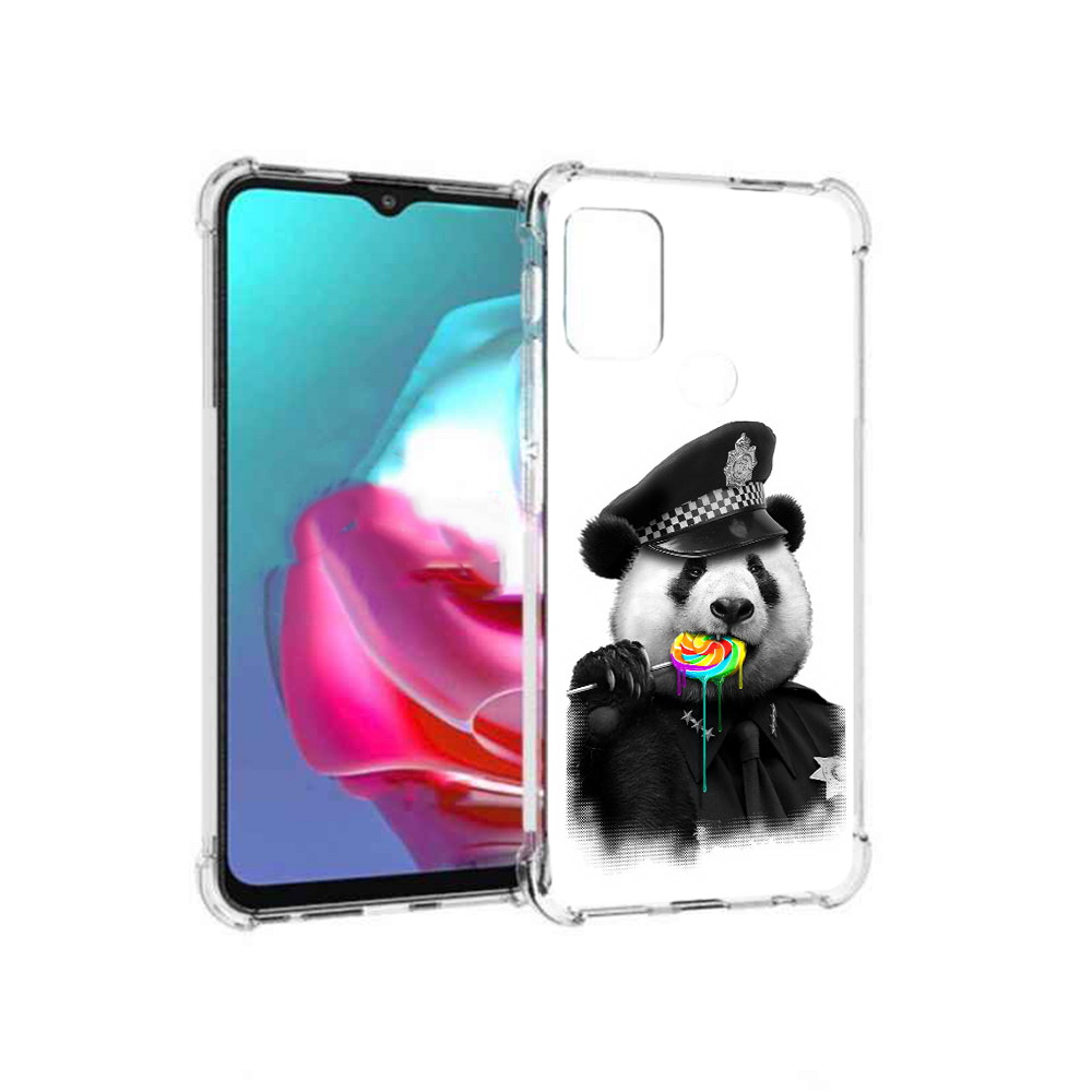 

Чехол MyPads Tocco для Motorola Moto G Панда полиция (PT227061.346.130), Прозрачный, Tocco