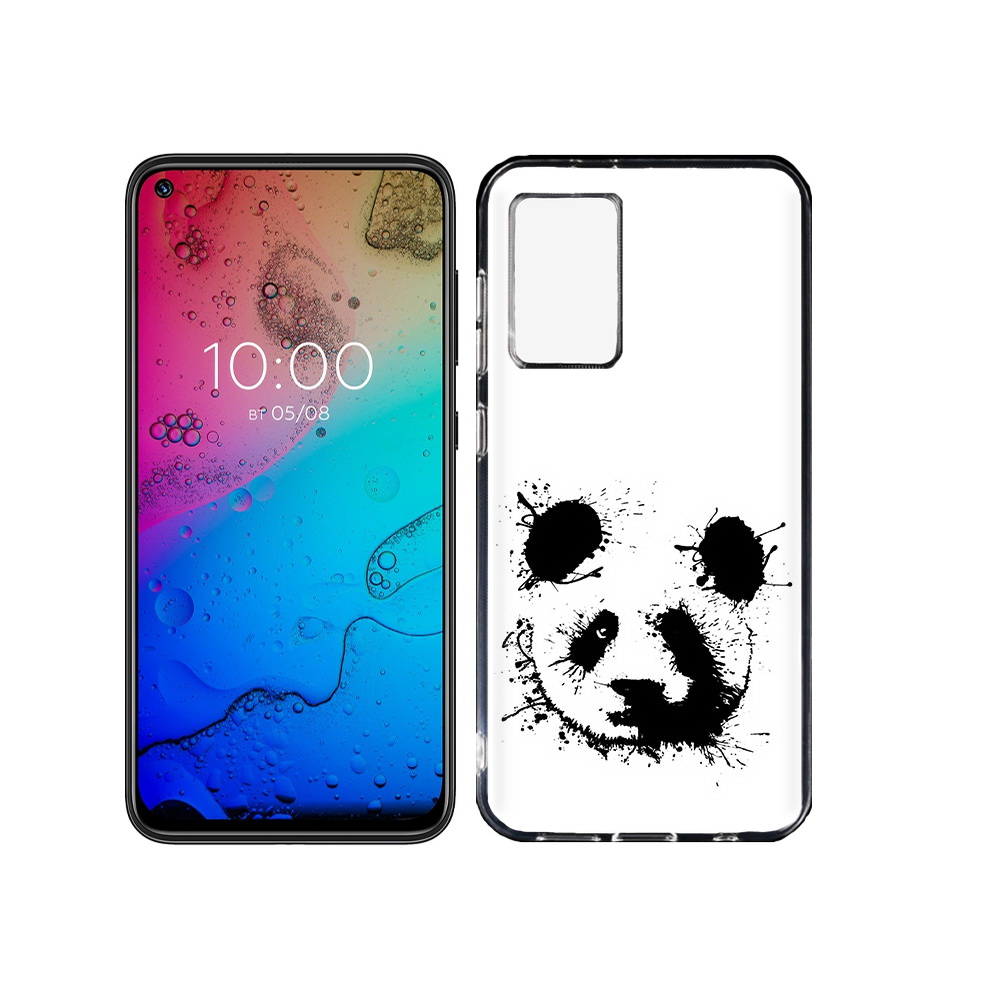 

Чехол MyPads Tocco для BQ Aurora клякса-панда, Прозрачный, Tocco