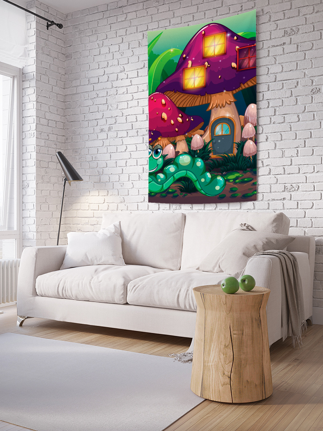 

Вертикальное фотопанно на стену JoyArty Грибочное жилище 150x200 см, Грибочное жилище