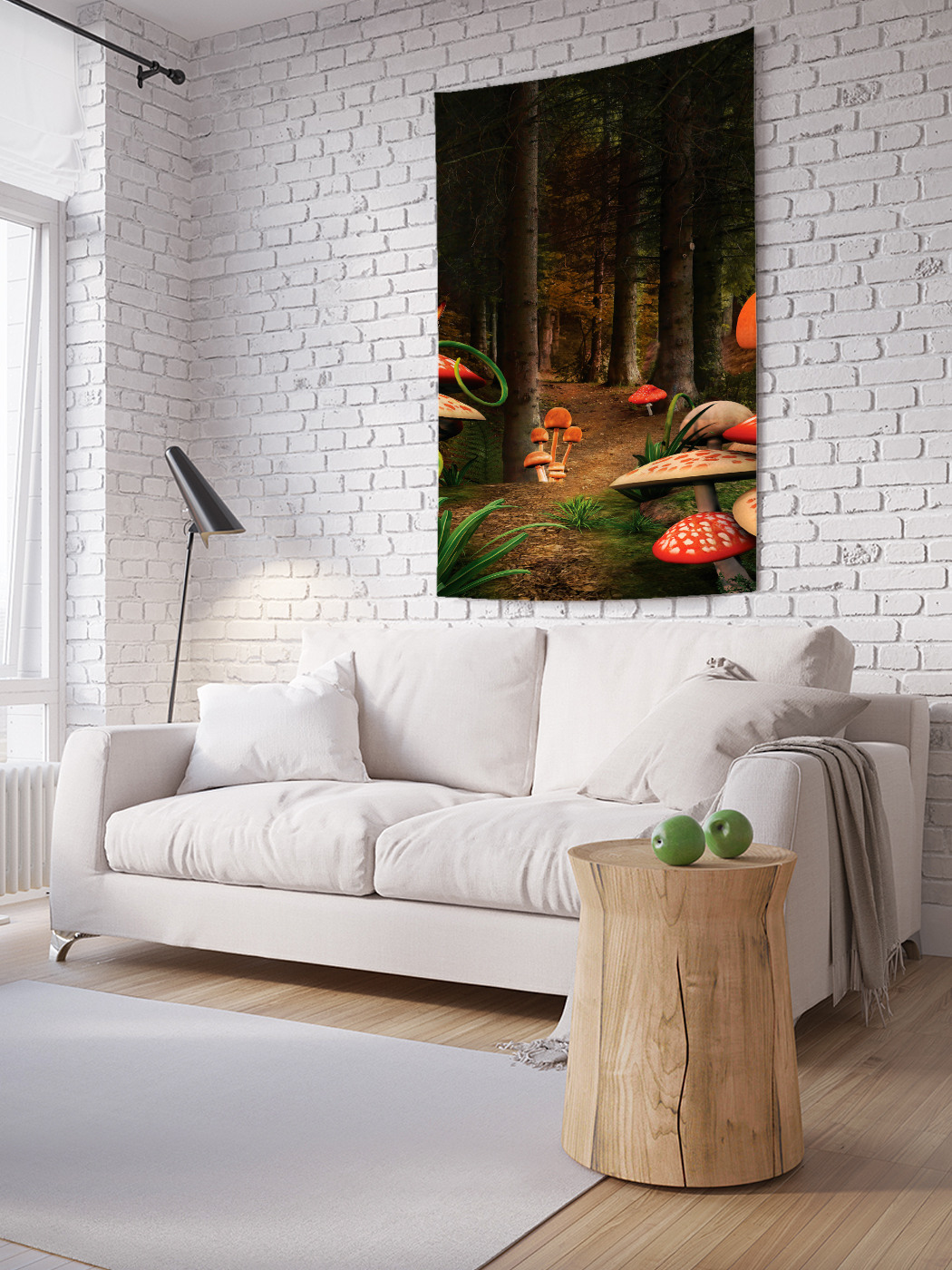 

Вертикальное фотопанно на стену JoyArty Опасные грибы 150x200 см, Опасные грибы