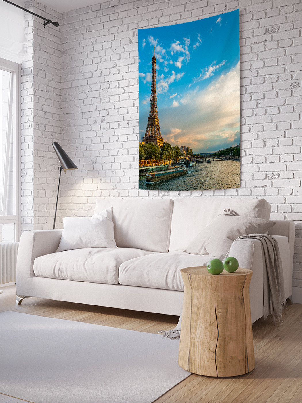 

Вертикальное фотопанно на стену JoyArty Небо Франции 100x150 см, Небо Франции