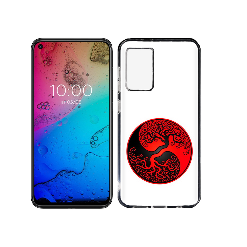

Чехол MyPads Tocco для BQ Aurora инь янь дерево, Прозрачный, Tocco
