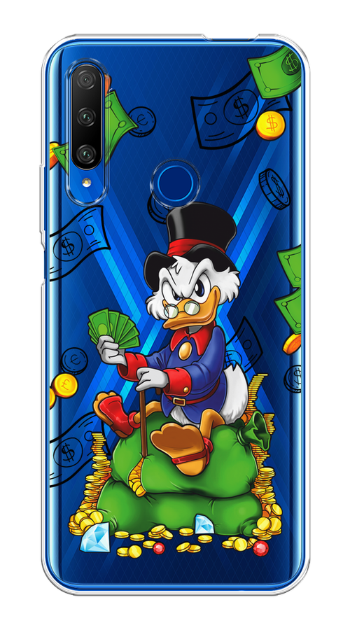 

Чехол на Huawei Honor 9X Premium "Scrooge Richness", Черный;синий;зеленый, 610650-1