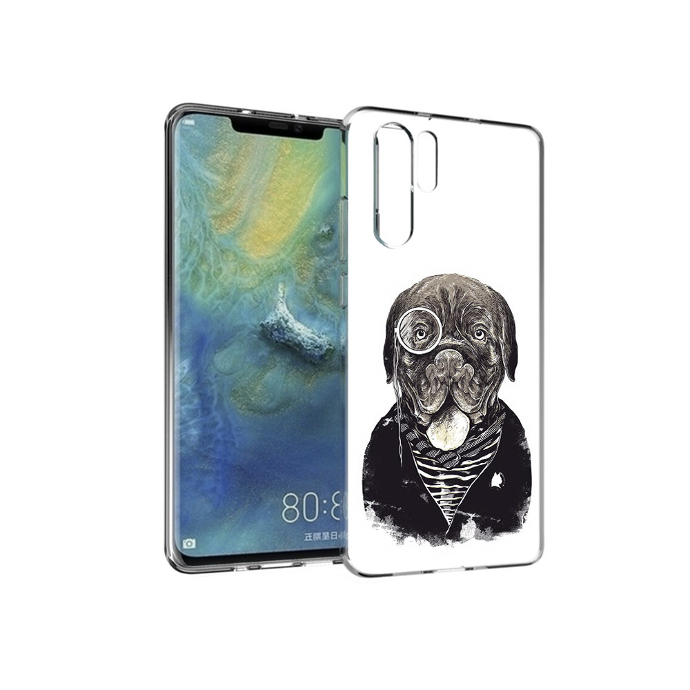 

Чехол MyPads Tocco для Huawei P30 Pro солидный песик, Прозрачный, Tocco