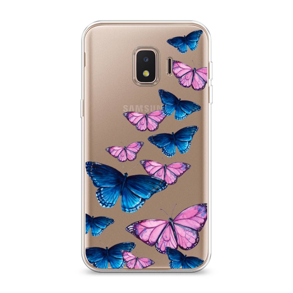 Чехол Awog на Samsung Galaxy J2 Core (2018 / Самсунг J2 Core (2018 Полет бабочек