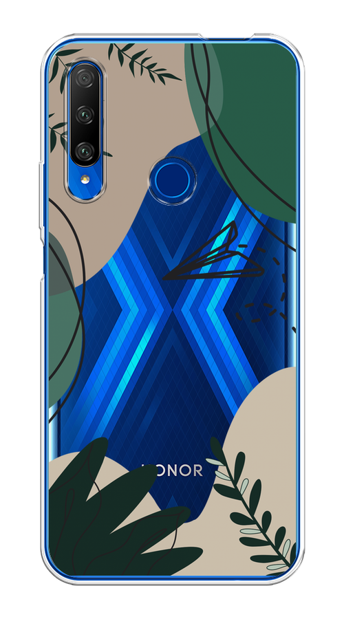 

Чехол на Honor 9X Premium "Secret Garden", Зеленый;бежевый;черный, 610650-1