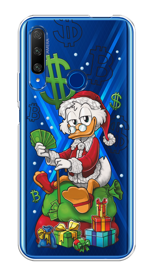 

Чехол на Honor 9X Premium "Богатый санта Скрудж Макдак", Белый;красный;зеленый, 610650-1