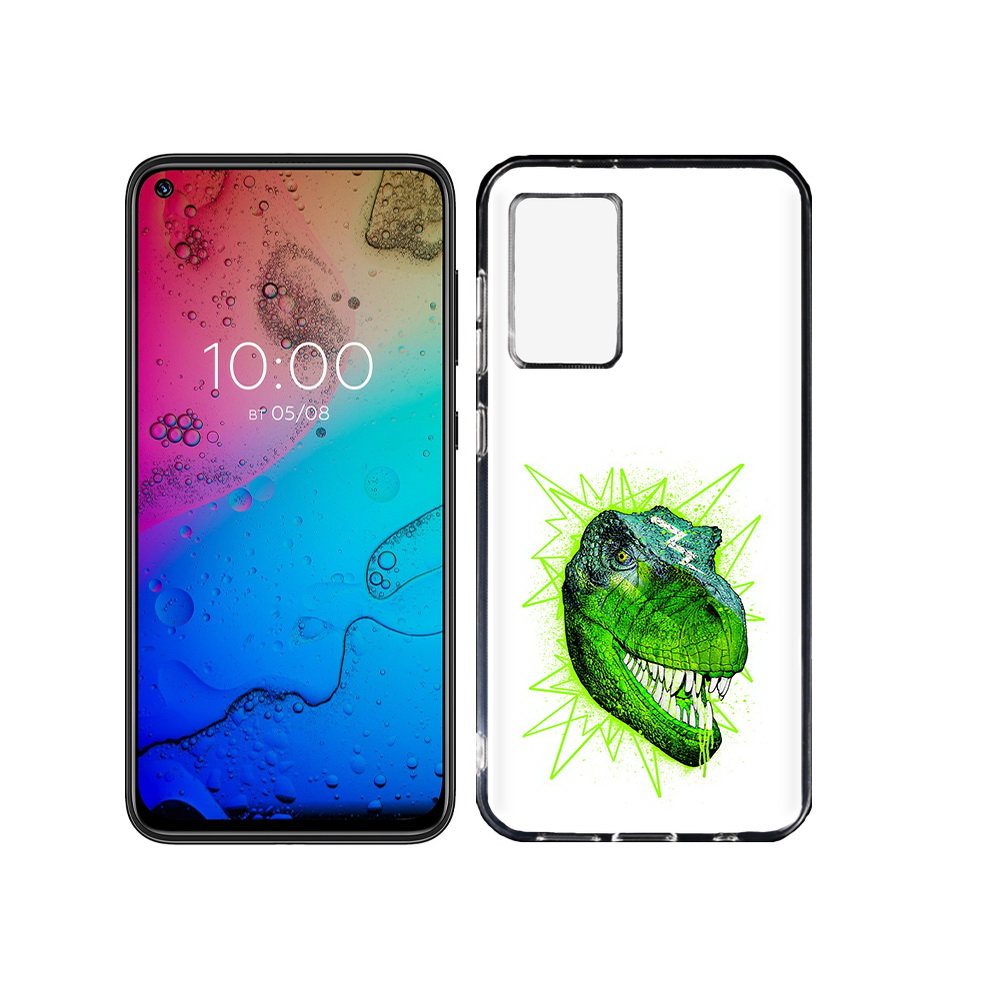 

Чехол MyPads Tocco для BQ Aurora зеленый динозавр, Прозрачный, Tocco