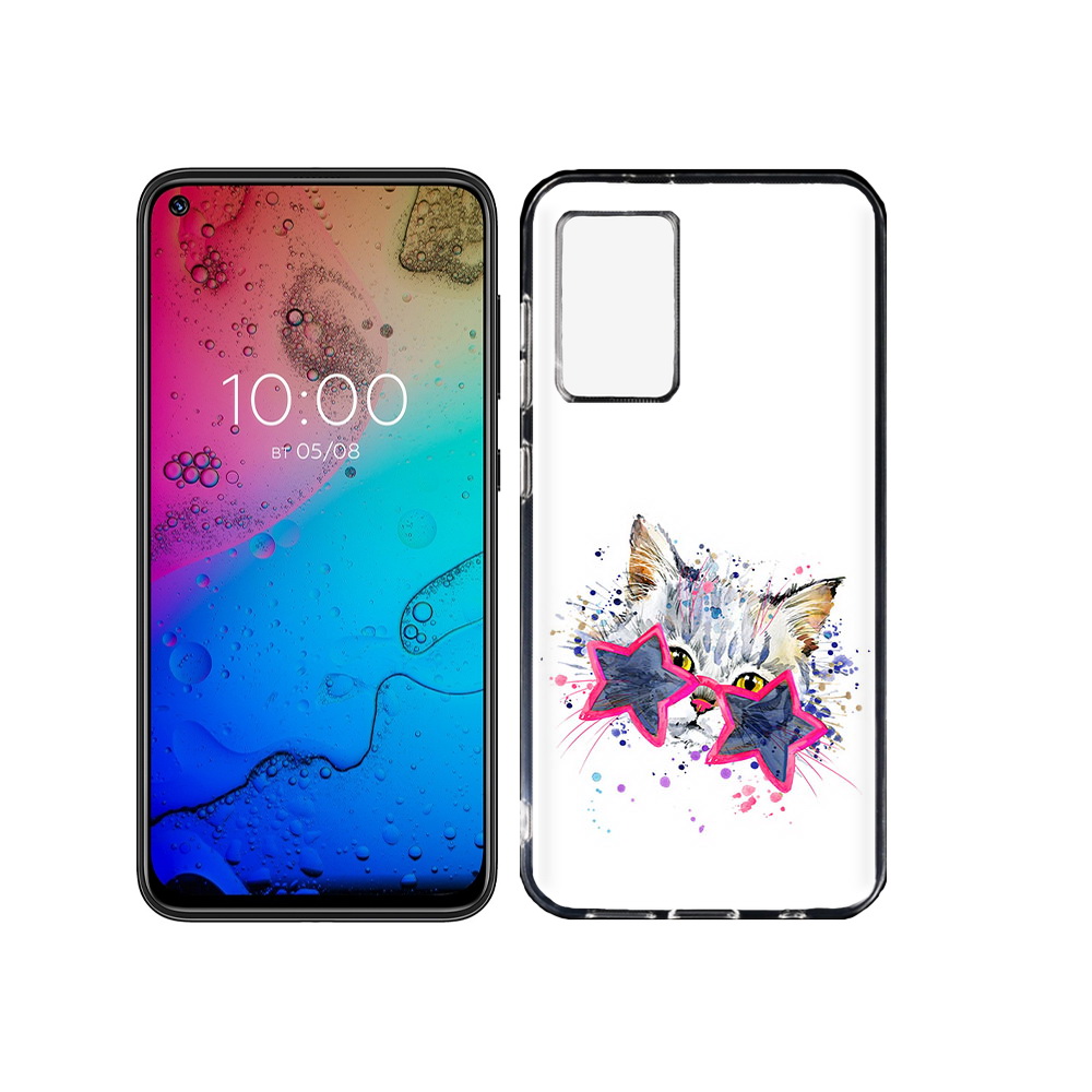 

Чехол MyPads Tocco для BQ Aurora звездные очки, Прозрачный, Tocco