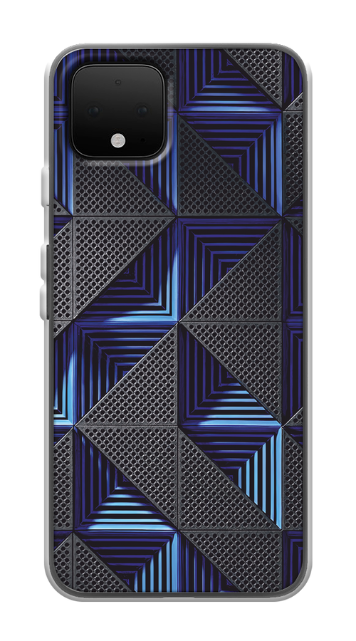 

Чехол на Google Pixel 4 "IBM", Серый;синий, 270250-3