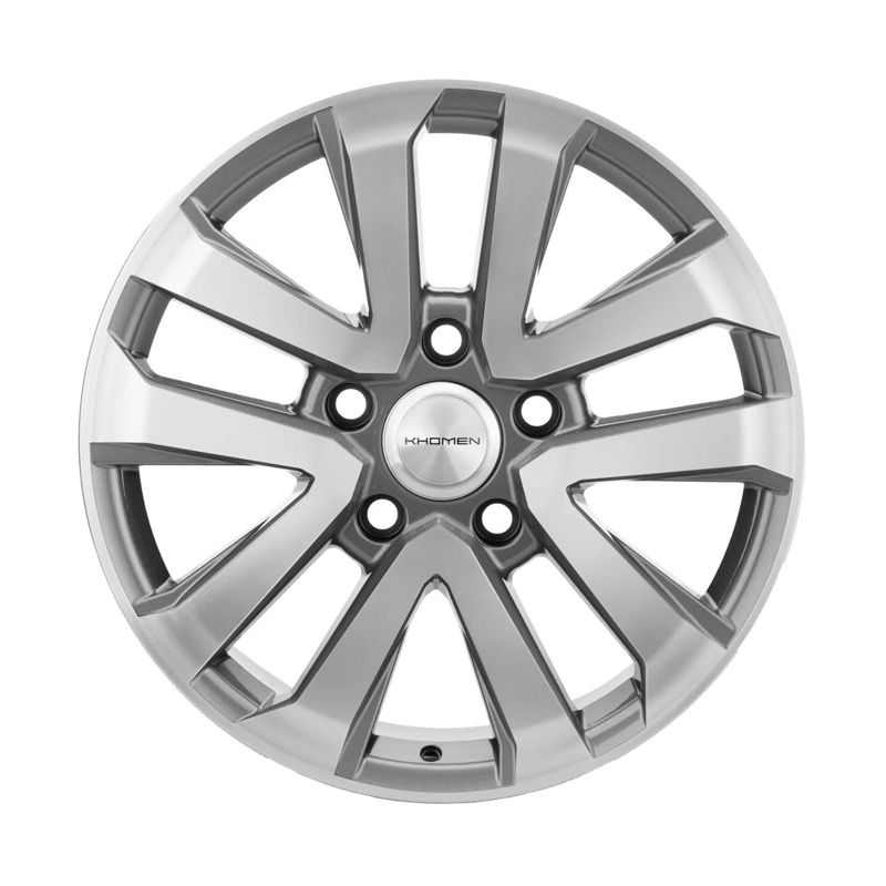 

Колесный диск KHOMEN WHEELS, KHW1203 (LX570/LC100/LC200) 8.5x20/5x150ET60 110.1 Gray-Fp, Серый