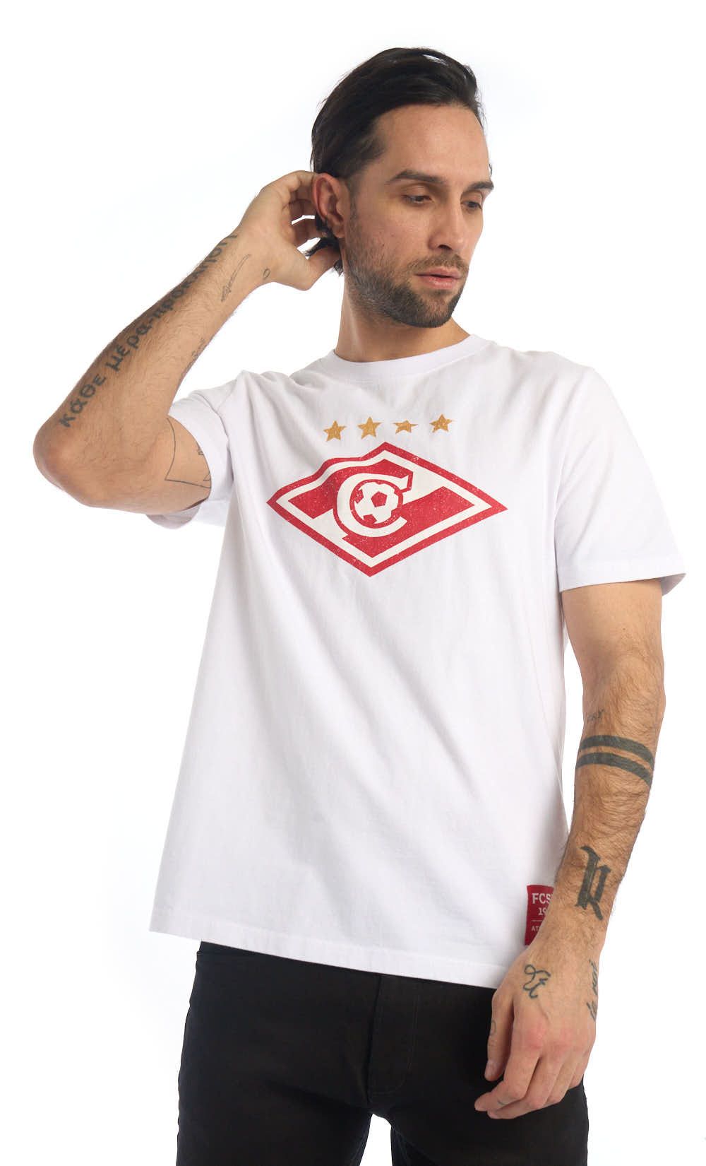

Футболка мужская Atributika&Club ФК Спартак 110880 белая XS, Белый, ФК Спартак 110880