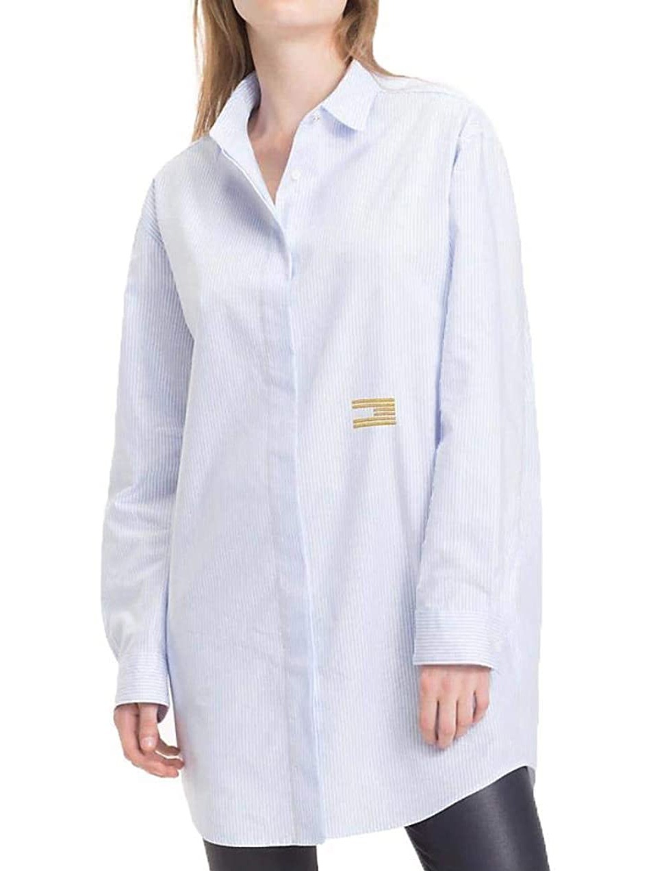 

Блузка Tommy Hilfiger WW0WW23724, синий, белый, AVR1327