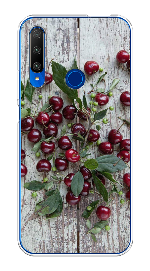 

Чехол на Huawei Honor 9X Premium "Вишня", Бордовый;зеленый;серый, 610650-1