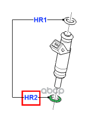

Кольцо уплотнительное форсунки ford 1 358 425