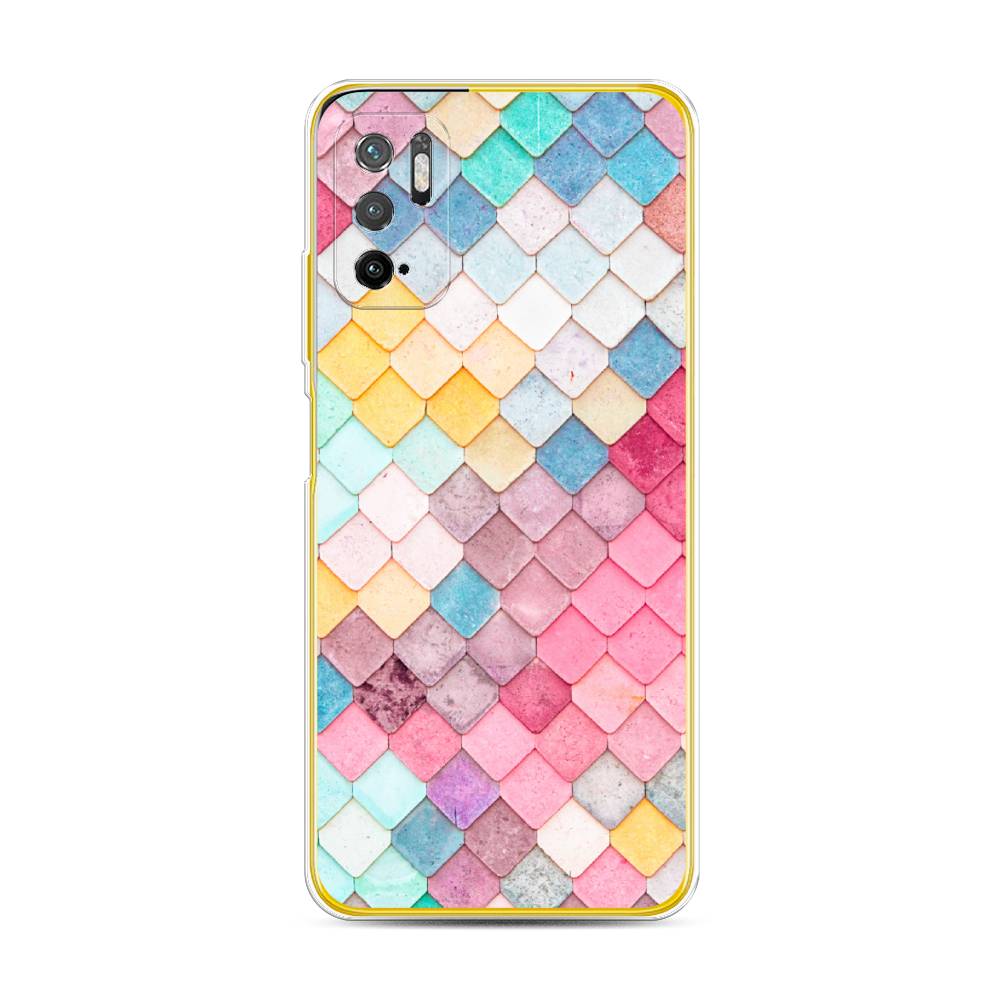 

Чехол Awog на Poco M3 Pro "Нежные ромбики", Разноцветный, 311050-4