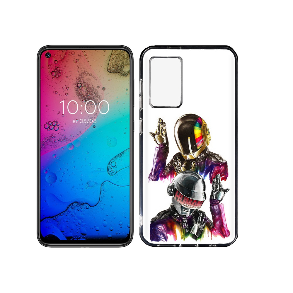 

Чехол MyPads Tocco для BQ Aurora диско космонавты, Прозрачный, Tocco
