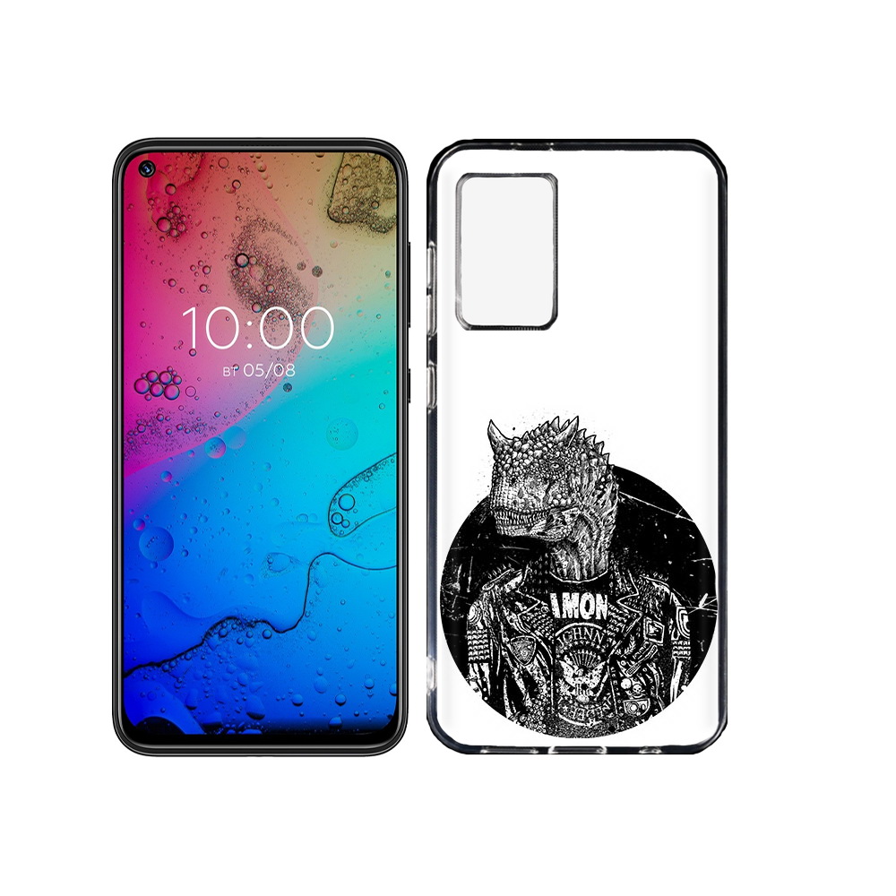 

Чехол MyPads Tocco для BQ Aurora динозавр в куртке, Прозрачный, Tocco