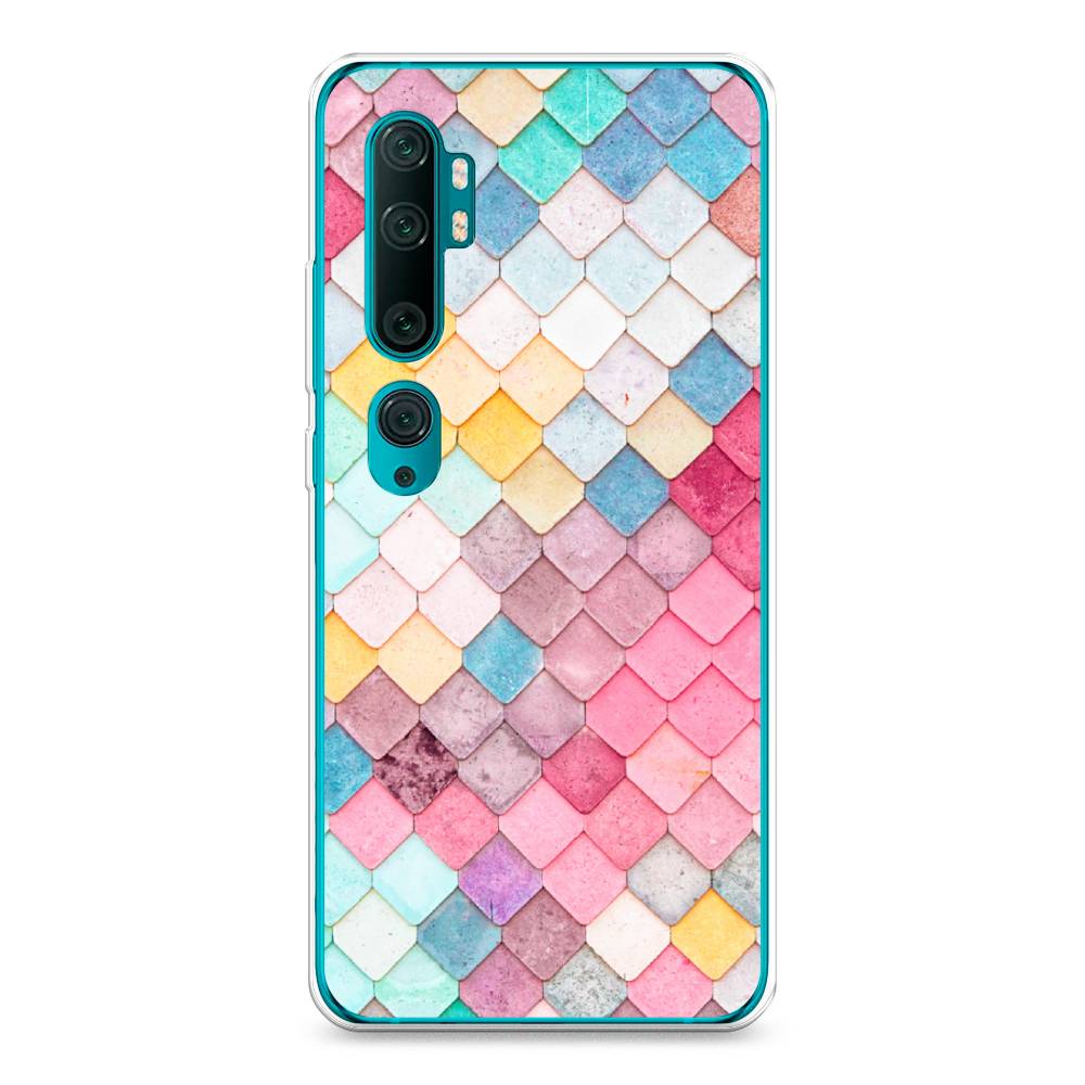 

Чехол Awog на Xiaomi Mi Note 10/Mi Note 10 Pro "Нежные ромбики", Разноцветный, 37350-4