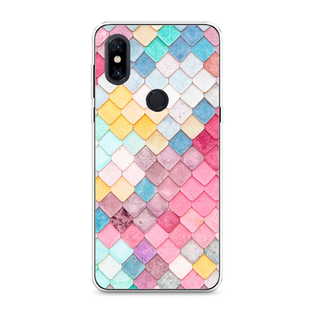 

Чехол Awog на Xiaomi Mi Mix 3 "Нежные ромбики", Разноцветный, 34950-4
