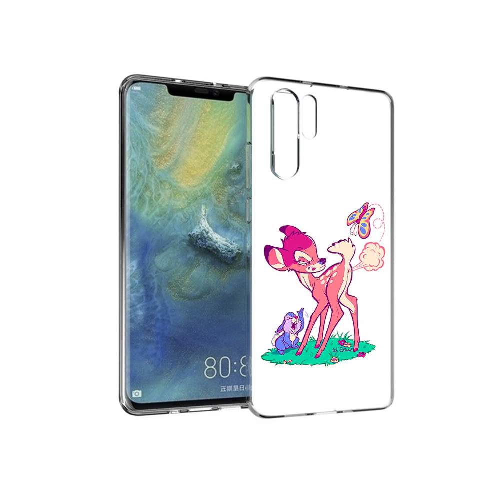 

Чехол MyPads Tocco для Huawei P30 Pro смешной олененок, Прозрачный, Tocco