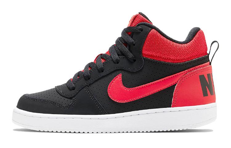 

Кеды унисекс Nike Court Borough Mid GS черные 37.5 EU, Черный, Court Borough Mid GS