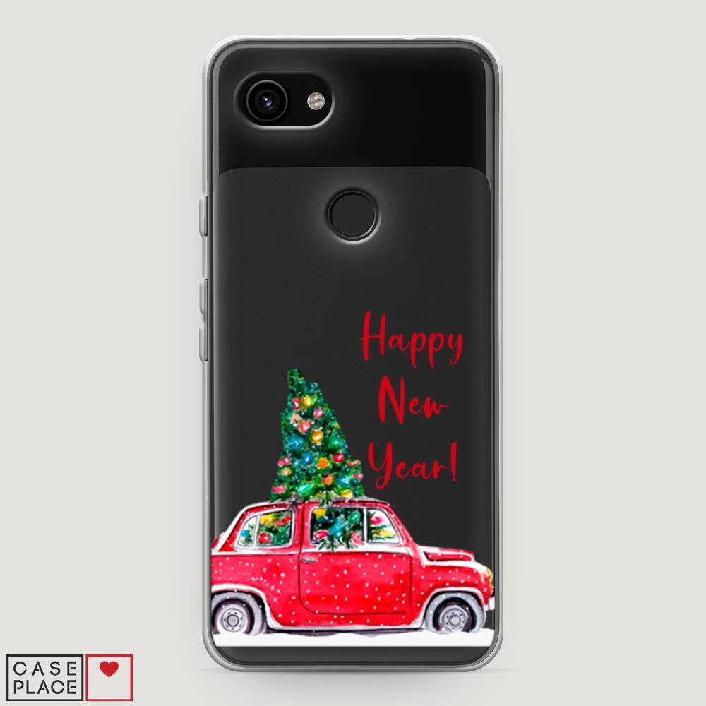 

Чехол на Google Pixel 3a "Happy New Year", Красный;зеленый, 270150-5