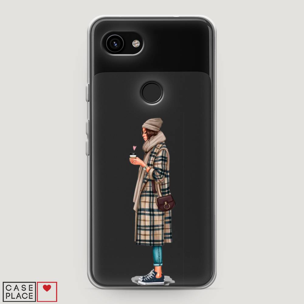 

Чехол на Google Pixel 3a "Утренний кофе", Коричневый;бежевый, 270150-6