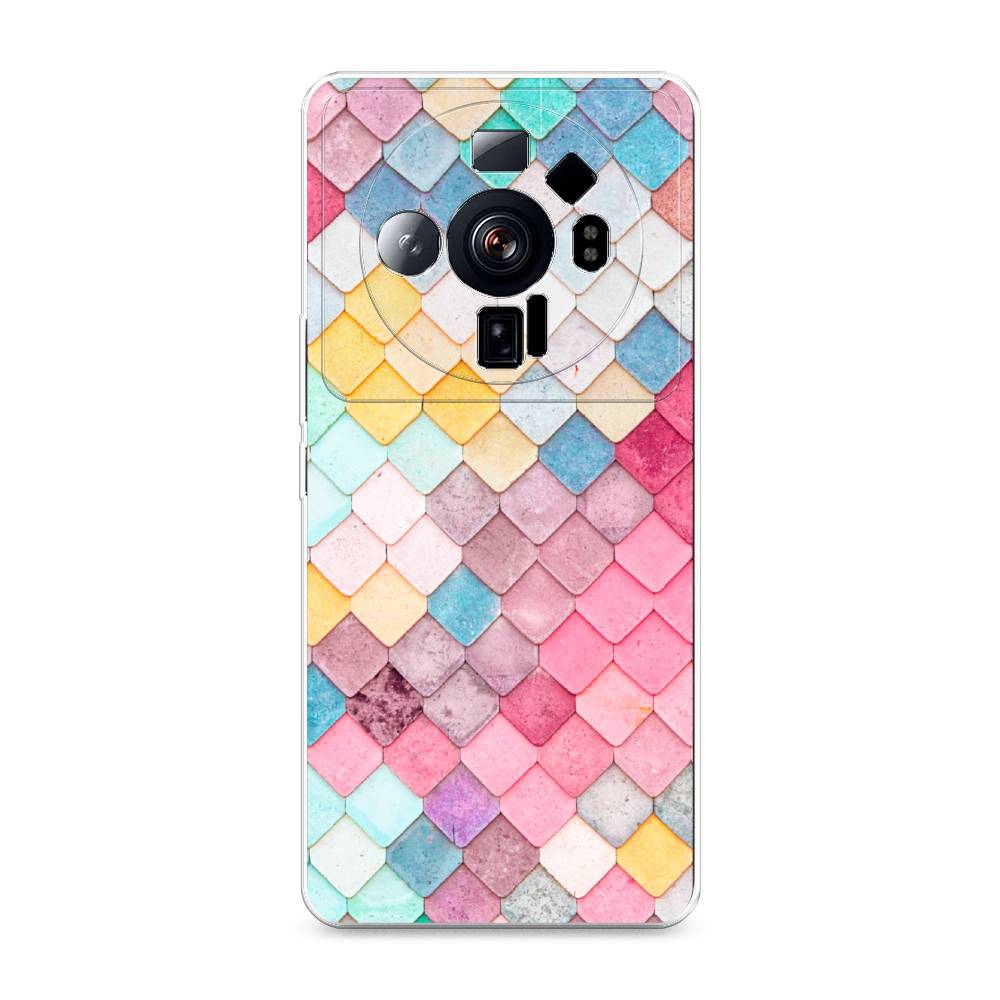 фото Силиконовый чехол "нежные ромбики" на xiaomi 12s ultra awog