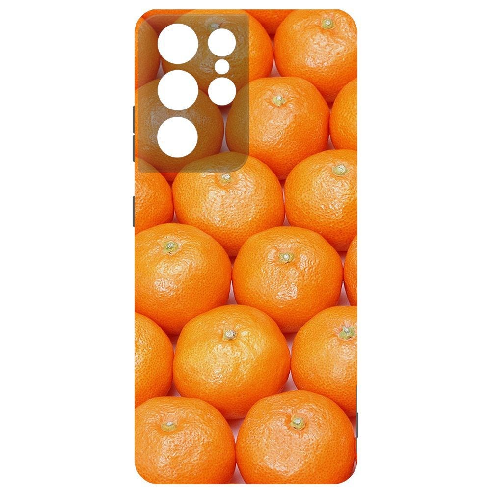 

Чехол-накладка Krutoff Софт Кейс Мандаринки для Samsung Galaxy S21 Ultra (G998) черный