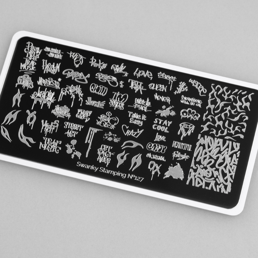 

Пластина Swanky Stamping №127, Черный