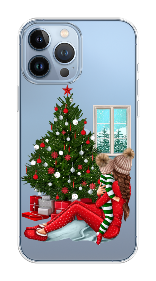 

Чехол на Apple iPhone 13 Pro Max "Новый год с мамой", Красный;зеленый;голубой, 14450-1