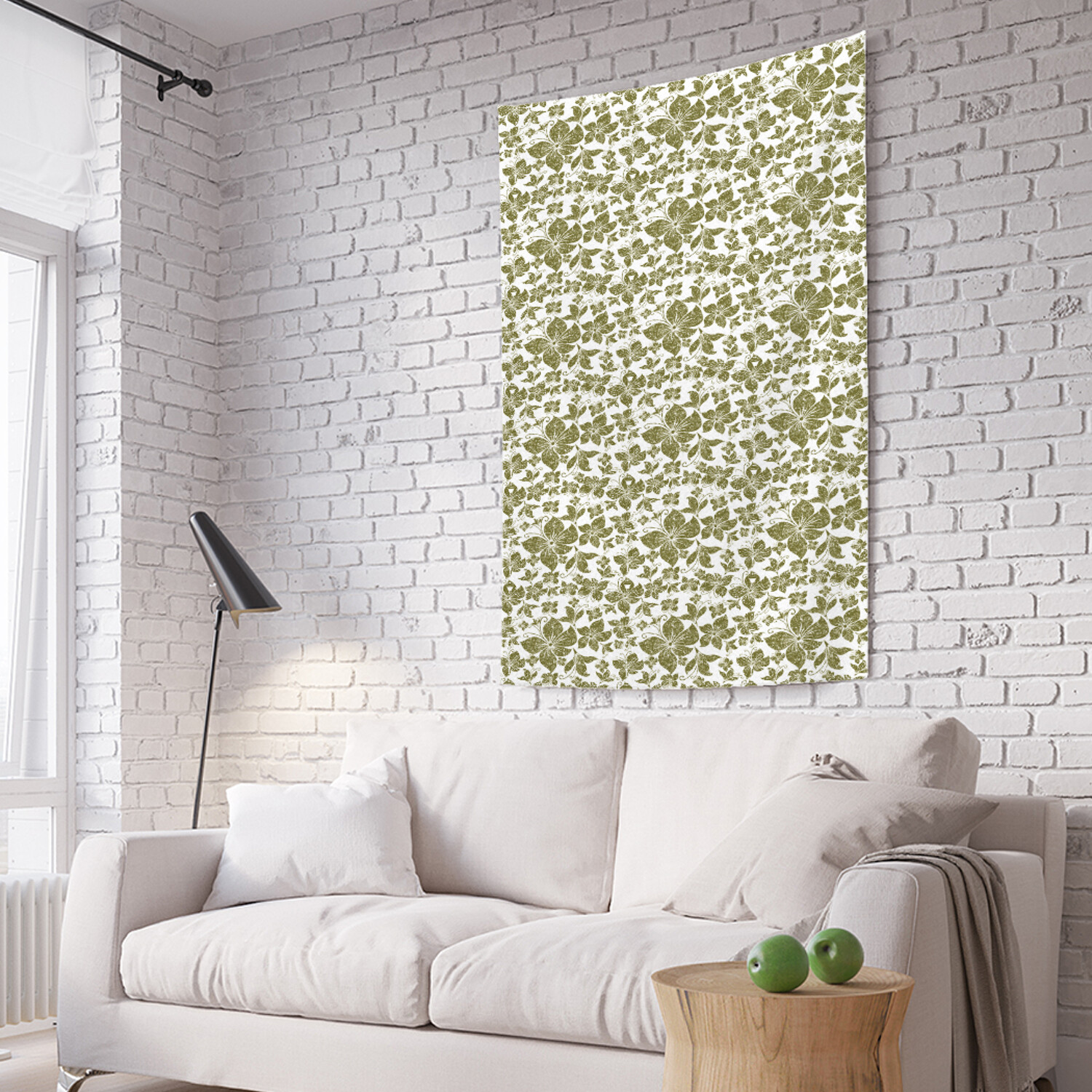 

Вертикальное фотопанно на стену JoyArty Цветы с усиками 150x200 см, Цветы с усиками